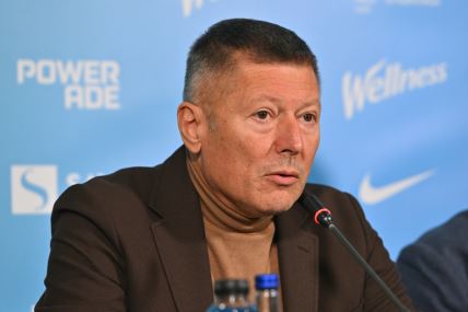 Slobodan Branković na konferenciji za medije