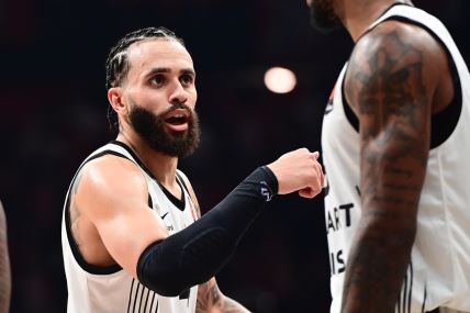 Dvejn Vašington na meču Olimpijakosa i Partizana