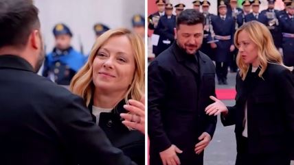 Đorđa Meloni i Volodimir Zelenski