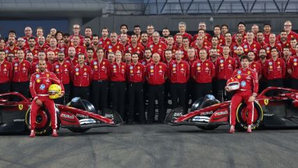 Slikanje u Ferariju Šarl Lekler i Luis Hamilton