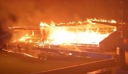 Stadion Haka u Finskoj izgoreo zbog požara