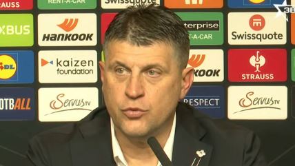 Vladan Milojević na konferenciji posle Šturma