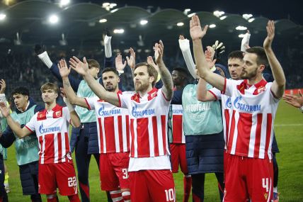 Slavlje fudbalera posle Šturm - Crvena zvezda 7.jpg