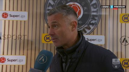 Radoslav Batak daje izjavu za TV Arena Sport.