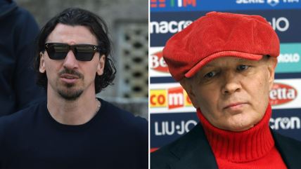 Zlatan Ibrahimović i Siniša Mihajlović.