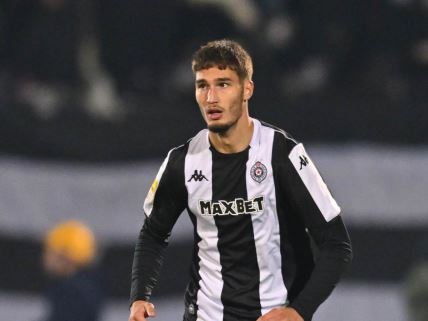 Fudbaler Partizana Nikola Simić.