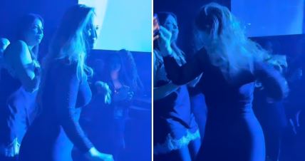 Jelena Tomašević na koncertu Saše Kovačevića