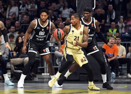 Vil Klajburn na meču Partizan - Barselona u Beogradskoj areni