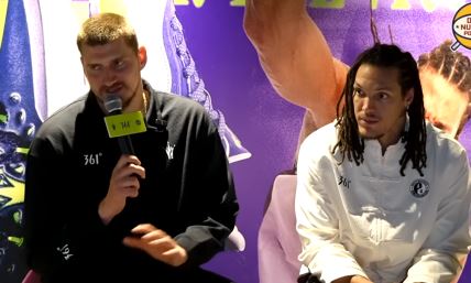 Nikola Joić i Eron Gordon na promociji patika