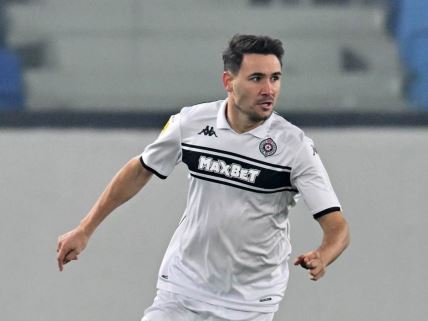 Bugarski fudbaler Janis Karabeljov, prvotimac Partizana.