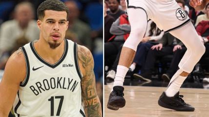 Majkl Porter Džunior nosi steznik u Bruklinu