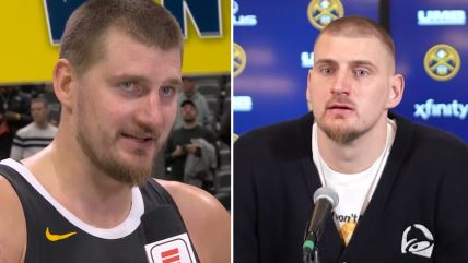 Nikola Jokić pre i posle šišanja.