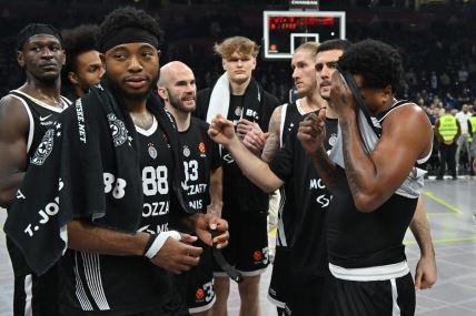 Košarkaši Partizana posle poraza od Makabija