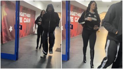 Karlik Džouns sa misterioznom devojkom u Pioniru posle meča Partizana i Splita