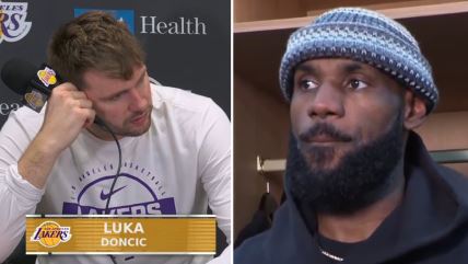 Luka Dončić i Lebron Džejms.