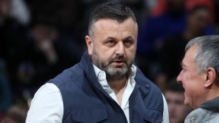 Željko Drčelić na utakmici Crvene zvezde