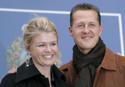 Korina Šumaher i Mihael Šumaher.