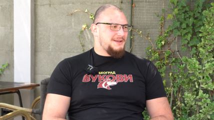 Ilija Krajnović u opremi Beograd Vukovi.