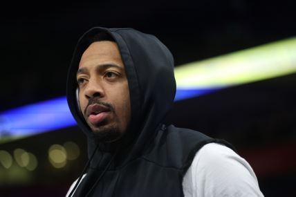 Karlik Džouns na meču Partizana i Efesa