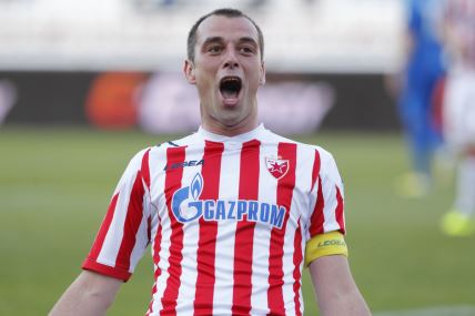 Nenad Milijaš u dresu Crvene zvezde.