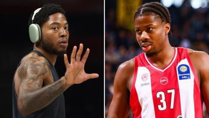 Tajrik Džouns i Kostas Adetokumbo.jpg