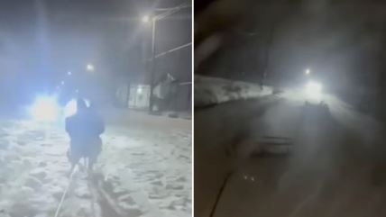 Auto pregazio devojke kod Kraljeva, sanke, Kraljevo, auto, devojke, maloletnice