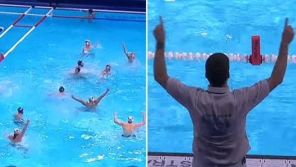 Vaterpolo Srbija Holandija poništen gol za pobedu u Areni