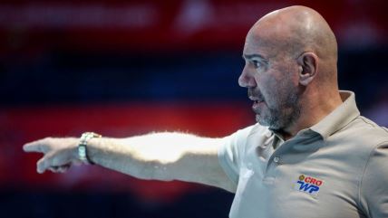 Ivica Tucak na meču Hrvatske u Beogradskoj areni