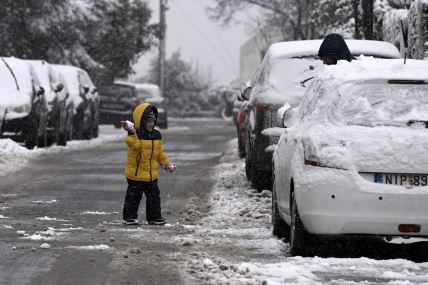 Sneg u Grčkoj