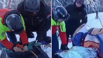 žandarmerija spašava skijaše na kopaoniku.jpg