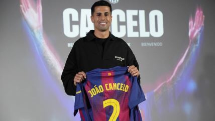 Žoao Kanselo na promociji u Barseloni