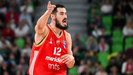 Nikola Kalinić gestikulira na utakmici ABA lige