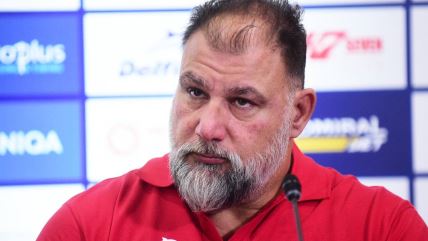 Dejan Savić daje izjavu na Evropskom prvenstvu u Beogradskoj areni