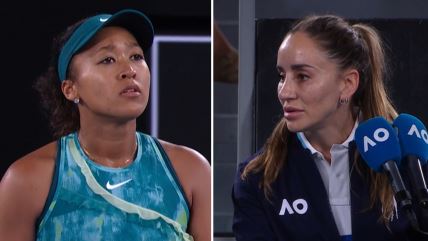 Marijana Veljović i Naomi Osaka.