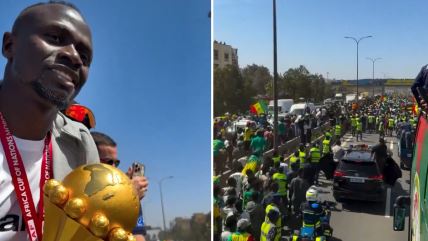 Doček fudbalera Senegala posle osvajanja Kupa afričkih nacija