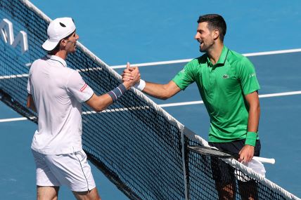 Pozdrav Đokovića i Maestrelija na Australijan openu.