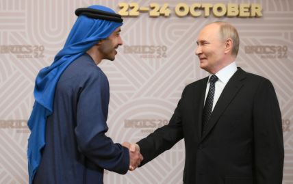 Adbulah bin Zajed i Vladimir Putin
