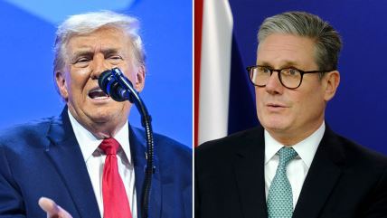 Donald Tramp i Kir Starmer