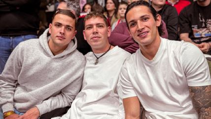 Sinovi Siniše Mihajlovića na utakmici košarkaša Zvezde u Evroligi