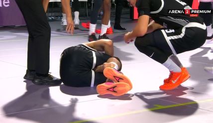 Vanja Marinković povreda na Bajern Partizan