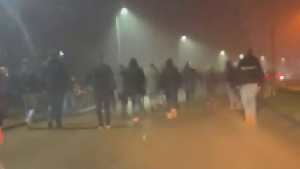 Torcida Split sačekuša za Delije kod Tuzle