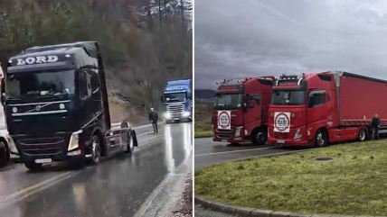 Blokada teretnih graničnih terminala