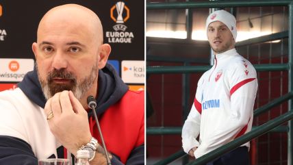 Dejan Stanković i Marko Arnautović na treningu Zvezde