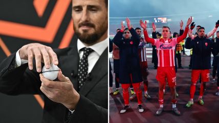Žreb za Ligu Evrope i slavlje igrača Crvene zvezde.