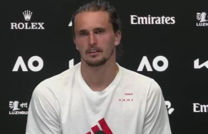 Aleksandar Zverev na konferenciji