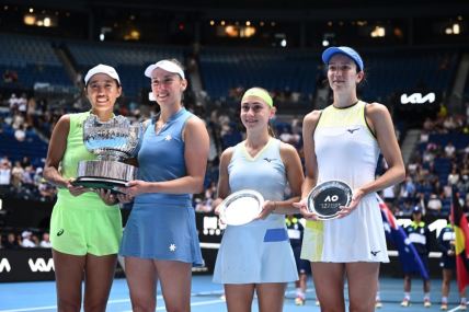 Srpska teniserka Aleksandra Krunić poražena u finalu ženskog dubla na Australijan openu.