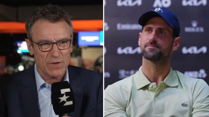 Mats Vilander i Novak Đoković jedan pored drugog.