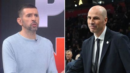 Bivši košarkaš Partizana Nikola Lončar i trener Partizana Đoan Penjaroja