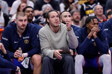 Nikola Jokić Eron Gordon i Pejton Votson na meču Denvera