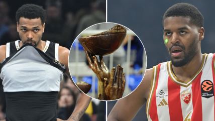 Sterling Braun i Džered Batler u sastavu Zvezde i Partizana na Kupu Koraća